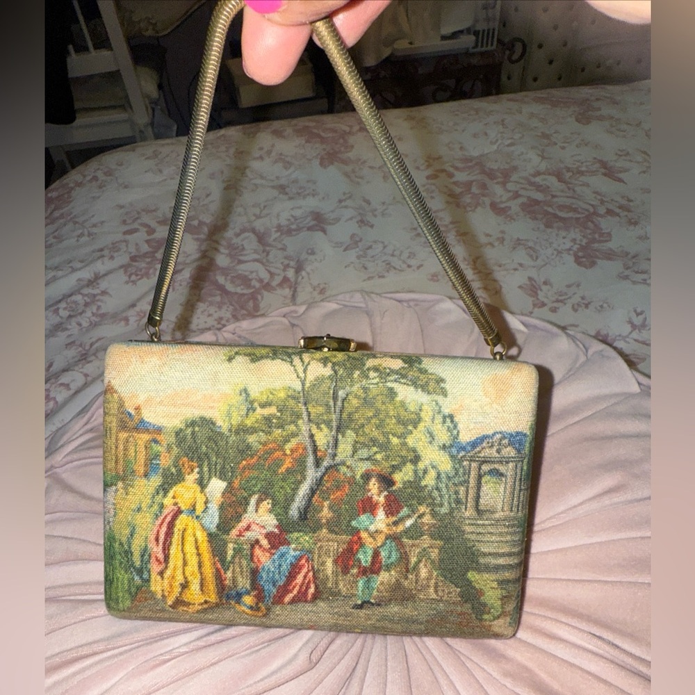 Vintage Tapestry Handbag